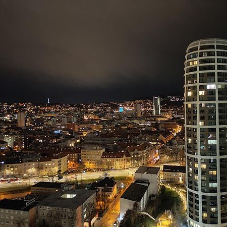 Sag Romantic 22 Floor Panorama City Free Parking Free Wifi Μπρατισλάβα Εξωτερικό φωτογραφία